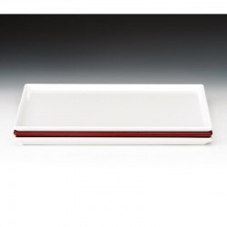 Zicco K-2045 Display Plate, Melamine, 25x35 cm, Red - 2