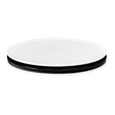 Zicco K-2046 Melamin Teşhir Tabağı, 32.5 cm, Siyah - 1
