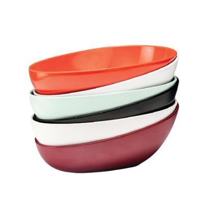 Zicco K-2047 Melamine Display Bowl, 36x24 cm, Black - Zicco