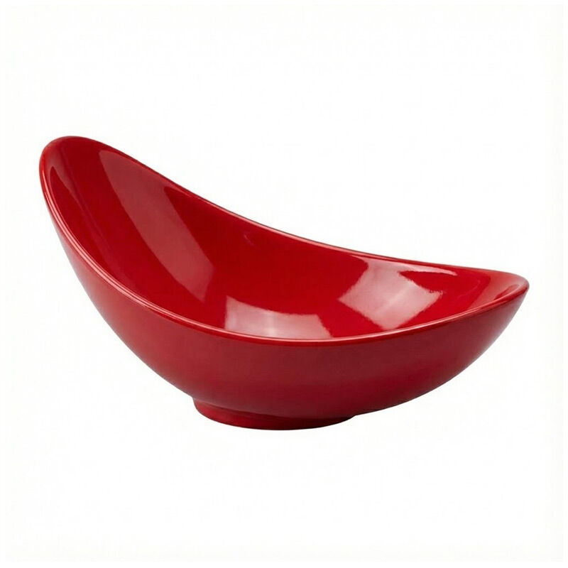 Zicco K-2048 Melamin Teşhir Kasesi, 36x22x11-17 cm, Kırmızı - Zicco