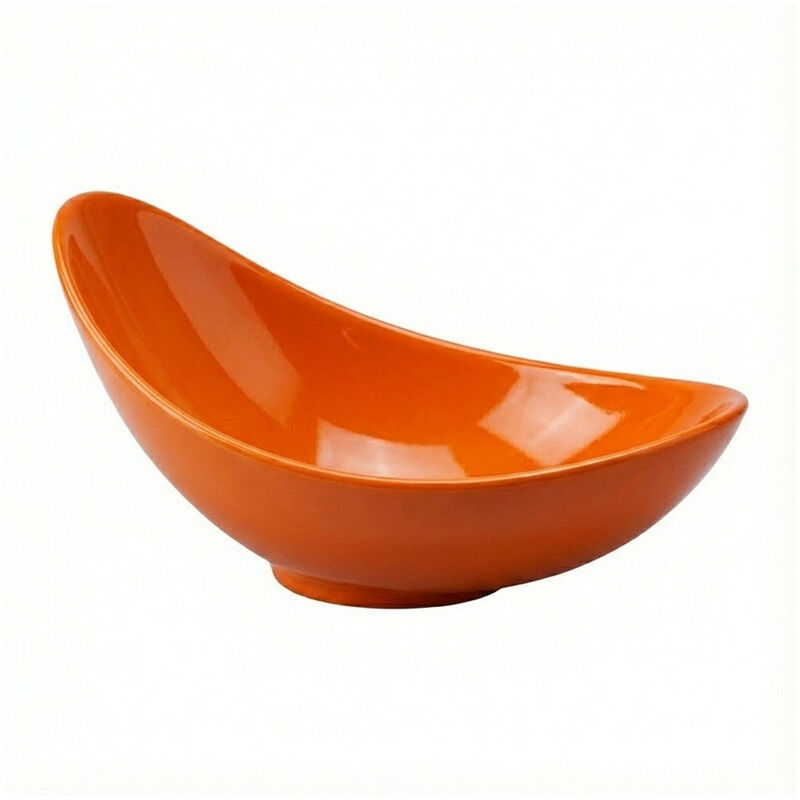 Zicco K-2048 Melamine Display Bowl, 36x22x11-17 cm, Orange - Zicco