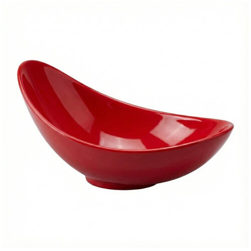 Zicco K-2048 Melamine Display Bowl, 36x22x11-17 cm, Red - Zicco