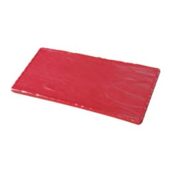Zicco K-2051 Melamine Display Plate, 19x44.5 cm, Red - Zicco
