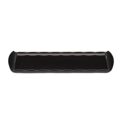 Zicco K-2055 Melamin Teşhir Tabağı, 25x43 cm, Siyah - 1