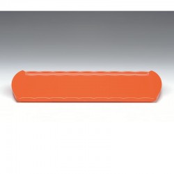 Zicco K-2055 صحن عرض ميلامين، 25 × 43 سم، برتقالي - Zicco