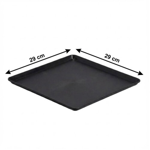 Zicco K-2060 Melamine Display Tray, 29x29 cm, Black - 2