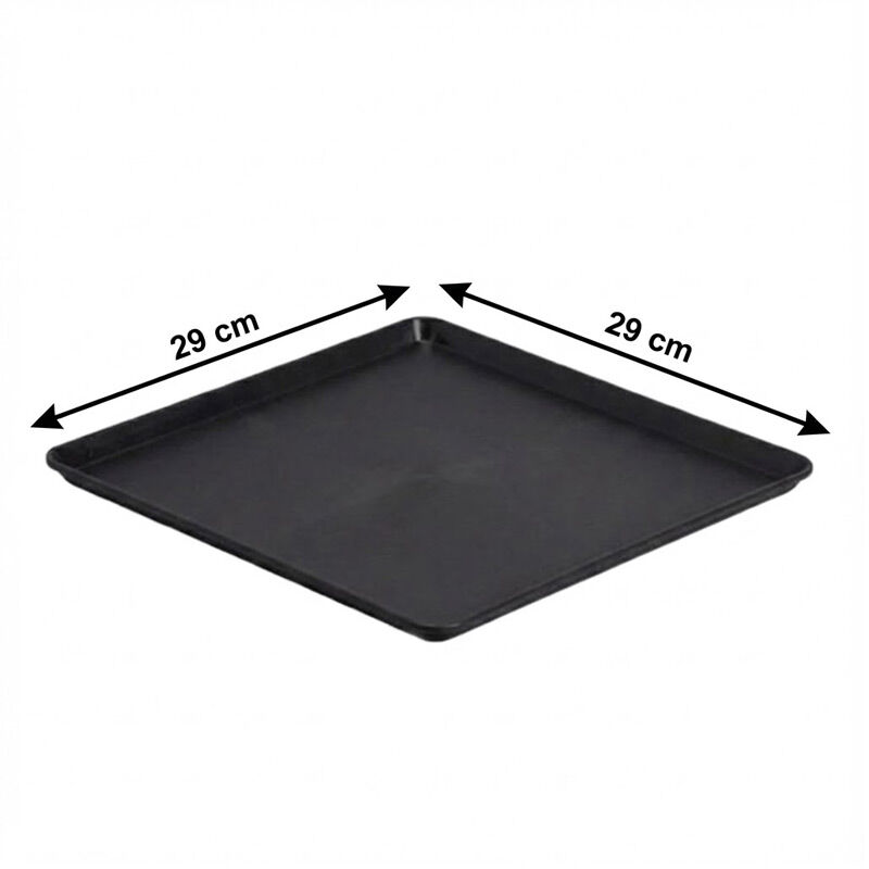 Zicco K-2060 Melamine Display Tray, 29x29 cm, Black - Zicco