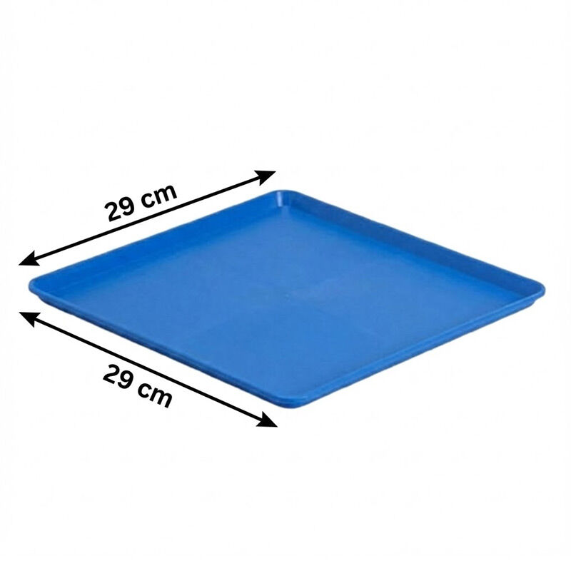 Zicco K-2060 صينية عرض ميلامين، 29 × 29 سم، أزرق - Zicco