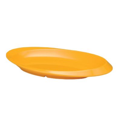 Zicco K-2200 Melamin Kayık Model Teşhir Tepsisi, 26x40x4 cm, Sarı - 1