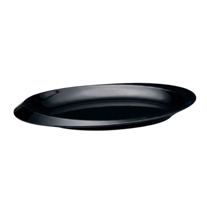 Zicco K-2250 Melamine Boat Model Display Tray, 31x47x4 cm, Black - Zicco