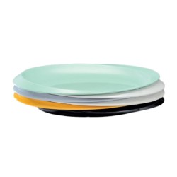 Zicco K-2250 Melamine Boat Model Display Tray, 31x47x4 cm, Yellow - Zicco