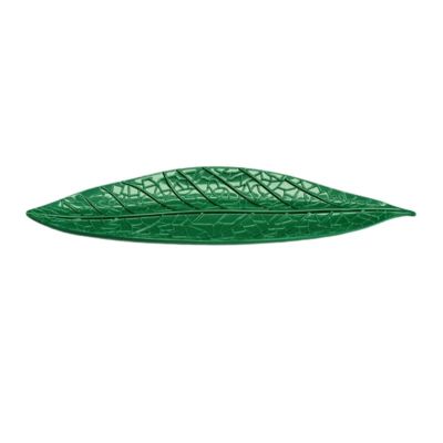Zicco K-2600 Defne Model Melamin Büyük Teşhir Tabağı, 17x47 cm, Yeşil - 1
