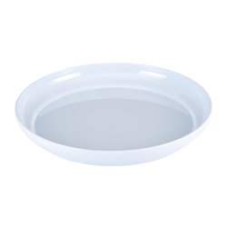 Zicco K-5347 Round Melamine Display Plate, 39x5 cm, White - Zicco