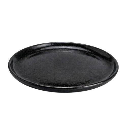 Zicco K-9200 Stone Model Melamine Display Tray, 29 cm, Black - 1