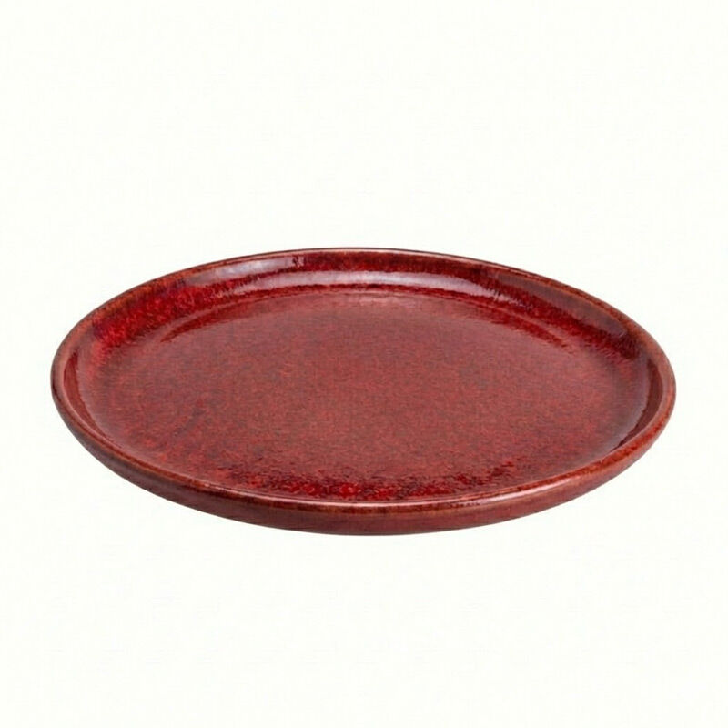 Zicco K-9200 Stone Model Melamine Display Tray, 29 cm, Red - Zicco