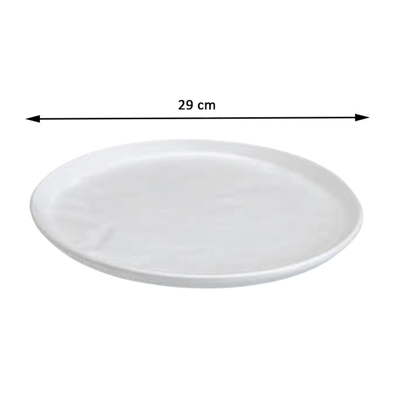 Zicco K-9200 Stone Model Melamine Display Tray, 29 cm, White - Zicco