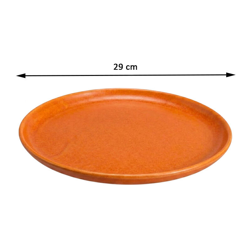 Zicco K-9200 Taş Model Melamin Teşhir Tepsisi, 29 cm, Turuncu - Zicco