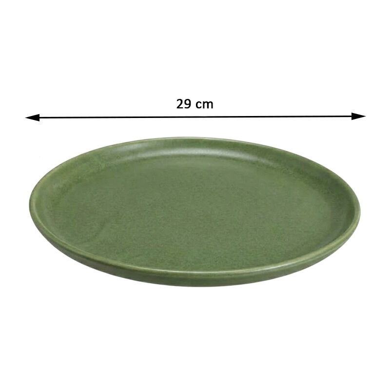 Zicco K-9200 Taş Model Melamin Teşhir Tepsisi, 29 cm, Yeşil - Zicco