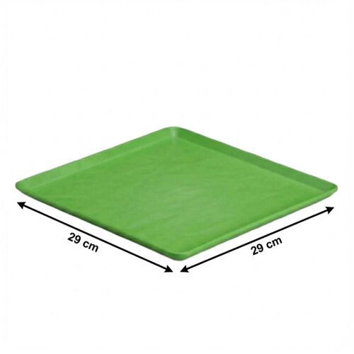 Zicco K-9250 Stone Model Melamine Display Tray, 29x29 cm, Green - 2