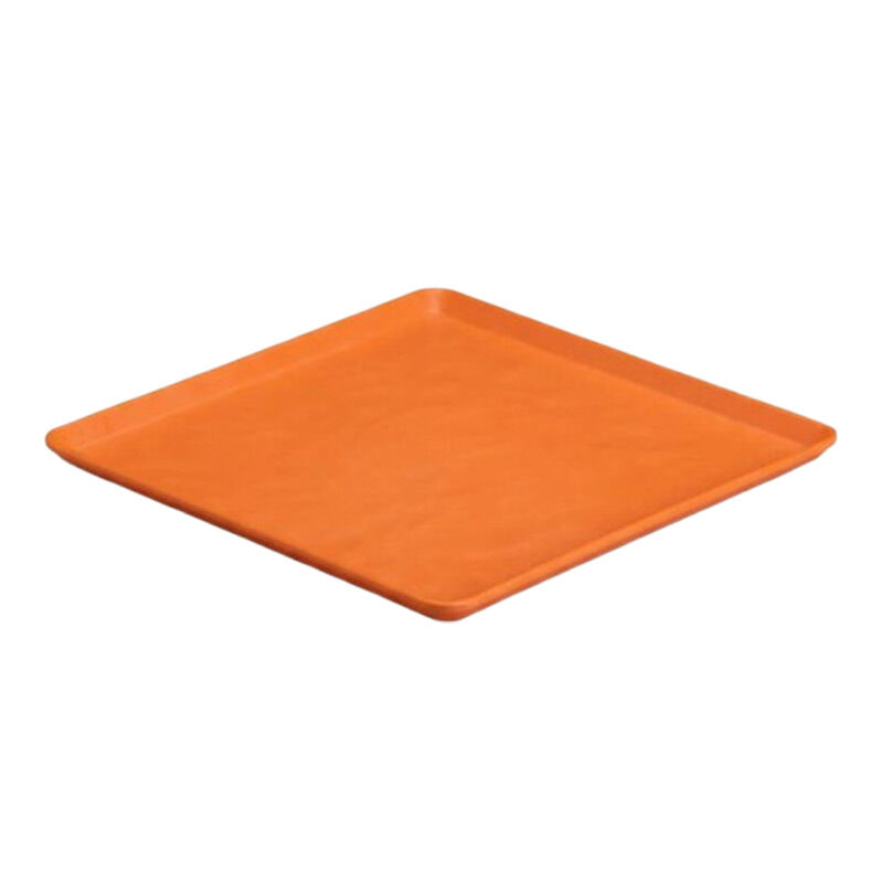 Zicco K-9250 Stone Model Melamine Display Tray, 29x29 cm, Orange - Zicco