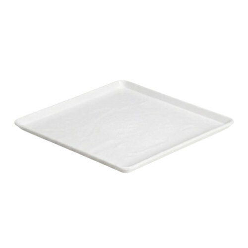 Zicco K-9250 Stone Model Melamine Display Tray, 29x29 cm, White 