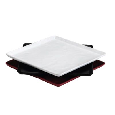 Zicco K-9250 Taş Model Melamin Teşhir Tepsisi, 29x29 cm, Sarı - 1