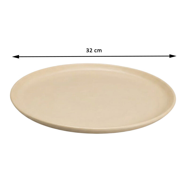 Zicco K-9300 Stone Model Melamine Display Tray, 32 cm, Cream - Zicco
