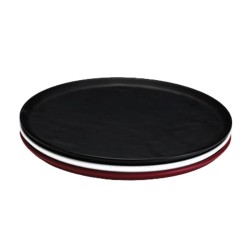 Zicco K-9300 Stone Model Melamine Display Tray, 32 cm, White - Zicco