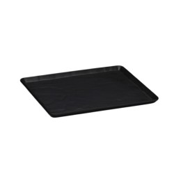 Zicco K-9350 Stone Model Melamine Display Plate, 26x32 cm, Red - Zicco