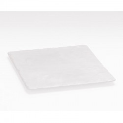 Zicco K-9500 Stone Model Melamine Display Plate, 26x32 cm, White - Zicco