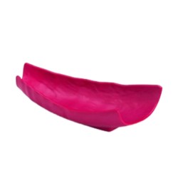 Zicco K-9600 Stone Model Melamine Display Plate, 13x26 cm, Red - Zicco