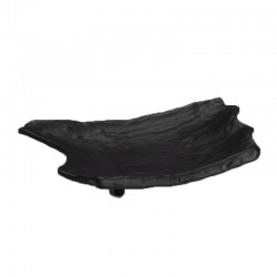 Zicco K-9750 Stone Model Melamine Display Plate, 23, 5x36.5 cm, Black - Zicco