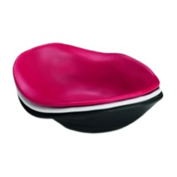 Zicco K-9800 Taş Model Melamin Teşhir Tabağı, 19x23 cm, Kırmızı - Zicco