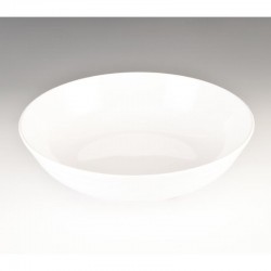 Zicco K-993 صحن عرض دائري من الميلامين، 33.5 × 9 سم، أبيض - Zicco