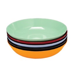 Zicco K-993 Yuvarlak Melamin Teşhir Tabağı, 33.5x9 cm, Kırmızı - Zicco