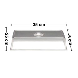 Zicco ZCP-780 Polikarbon Kapak, 25x35x6 cm - 2