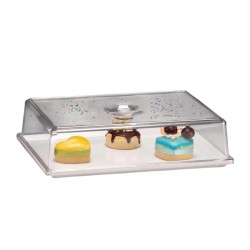 Zicco ZCP-781 Melamin Tabanlı Kapaklı Fanus, 25x35x10 cm, Beyaz - Zicco