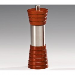 Zicco LH-717SB Wood and Steel Pepper Mill, 16 cm - Zicco