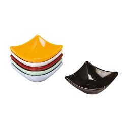 Zicco K-4511 Mini Köşeli Sosluk, 8.5x8.5x3.5 cm, Kırmızı 