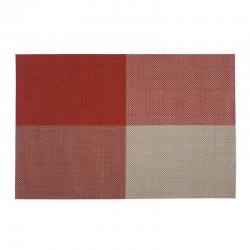 Zicco P-26 بلاستيك مضفر بلاستيك أمريكي، 30 × 45 سم، أحمر - Zicco