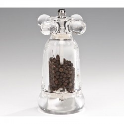 Zicco P042P Acrylic Salt and Pepper Mill, 13 cm - Zicco