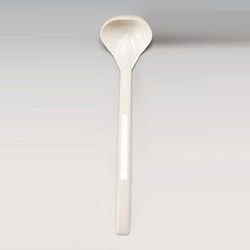 Zicco PDF-350 Polycarbonate Double Sided Sauce Ladle, 25 cm, White - Zicco