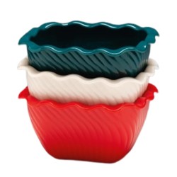 Zicco PDF-VB-S Corner Bowl without Lid, 13x16 cm, Blue - Zicco