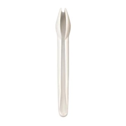 Zicco PDFSA Polycarbonate Toothed Tongs, 23 cm, White - Zicco
