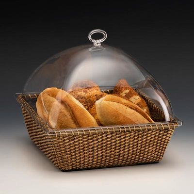 Zicco ZCP-797 Rattan Sepetli Polikarbonat Kapaklı Fanus, 29x29 cm - 1