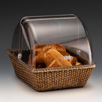 Zicco ZCP-798 Rattan Sepetli Polikarbonat Kapaklı Fanus, 32, 5x26 cm - 1