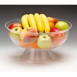 Zicco ZCP-007 وعاء دائري أكريليك مع حامل، 35 × 21 سم - Zicco