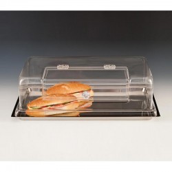 Zicco ZCP-016 Storage Container with Steel Tray, Acrylic Lid, 36x56 cm - Zicco