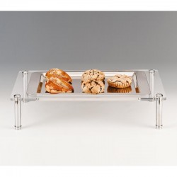 Zicco ZCP-029 حامل عرض مع صينية فولاذية، 55.5 × 35.5 سم - Zicco