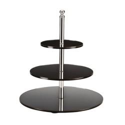 Zicco ZCP-034 Round Display Stand with Mirror, Folded, 45 cm - Zicco